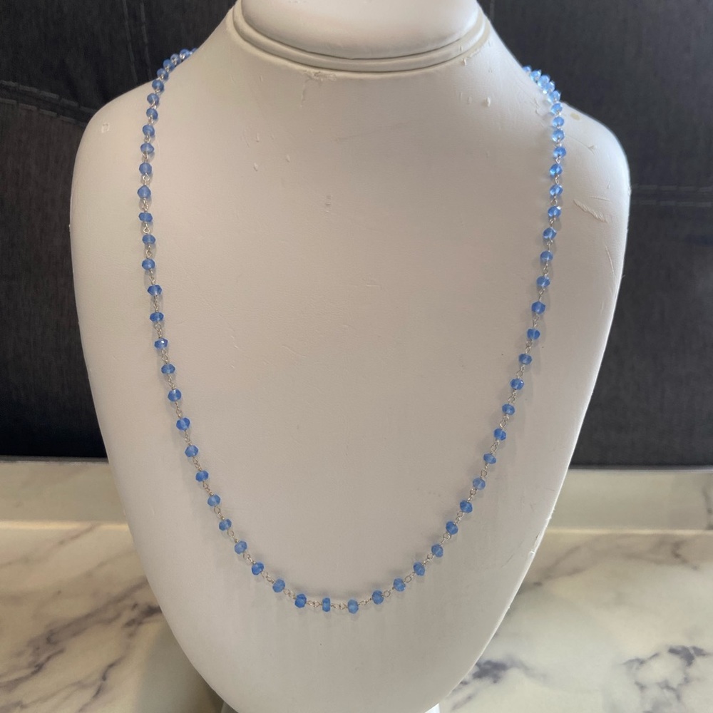 Blue Bead Necklace